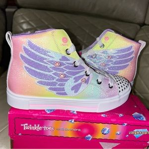 Kids twinkle toe light up sketcher sneakers